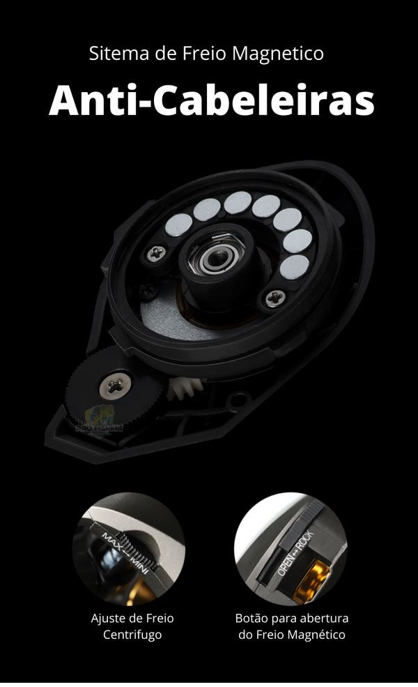 Nova Carretilha Premium LURE PRO AK-2000 FNT1401