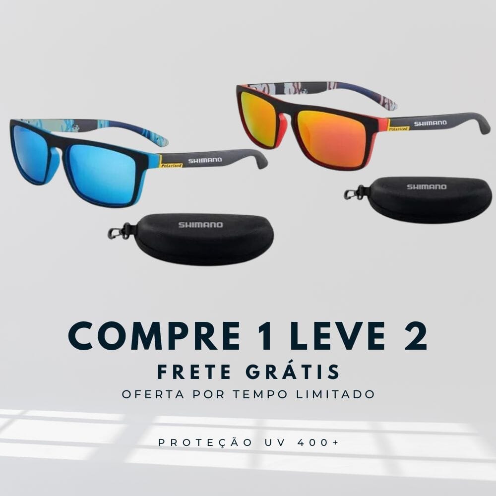 Óculos Shimano Polarizado Uv 400 [Compre 1 Leve 2] FNT066